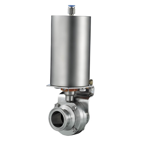 Clamp Pneumatic Butterfly Valve